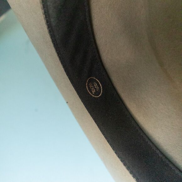 Sheplers by Bailey 100% Wool Tan Western Fedora Hat Size Small Made in USA - Picture 8 of 9